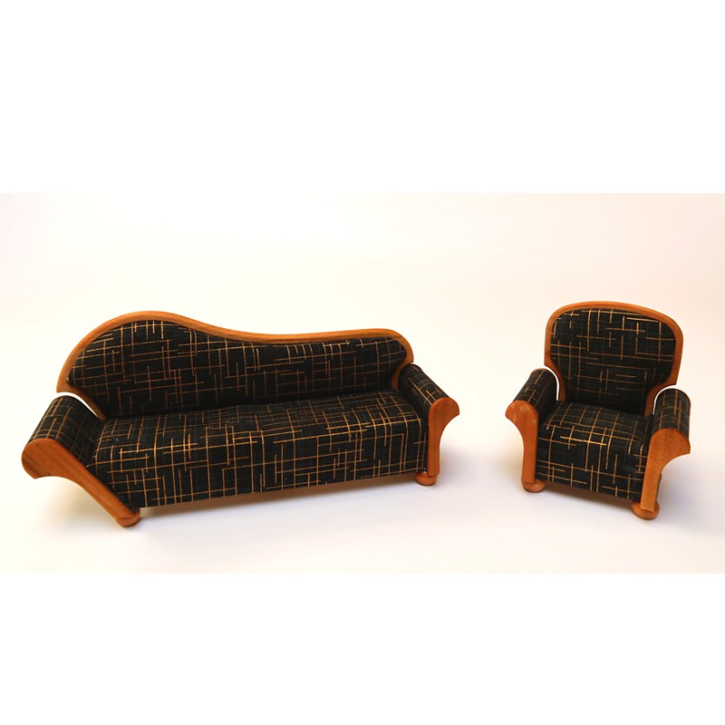 Sofa, Puppenhausmöbel im Maßstab 1zu12