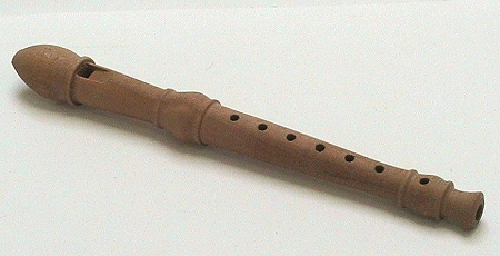 Blockflöte, ohne Funktion, 100 mm lang