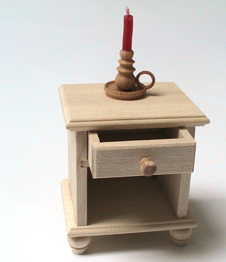 Nachttisch, Puppenstubenmöbel in 1zu12