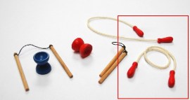 Springseil, Puppenstubenminiatur in 1zu12